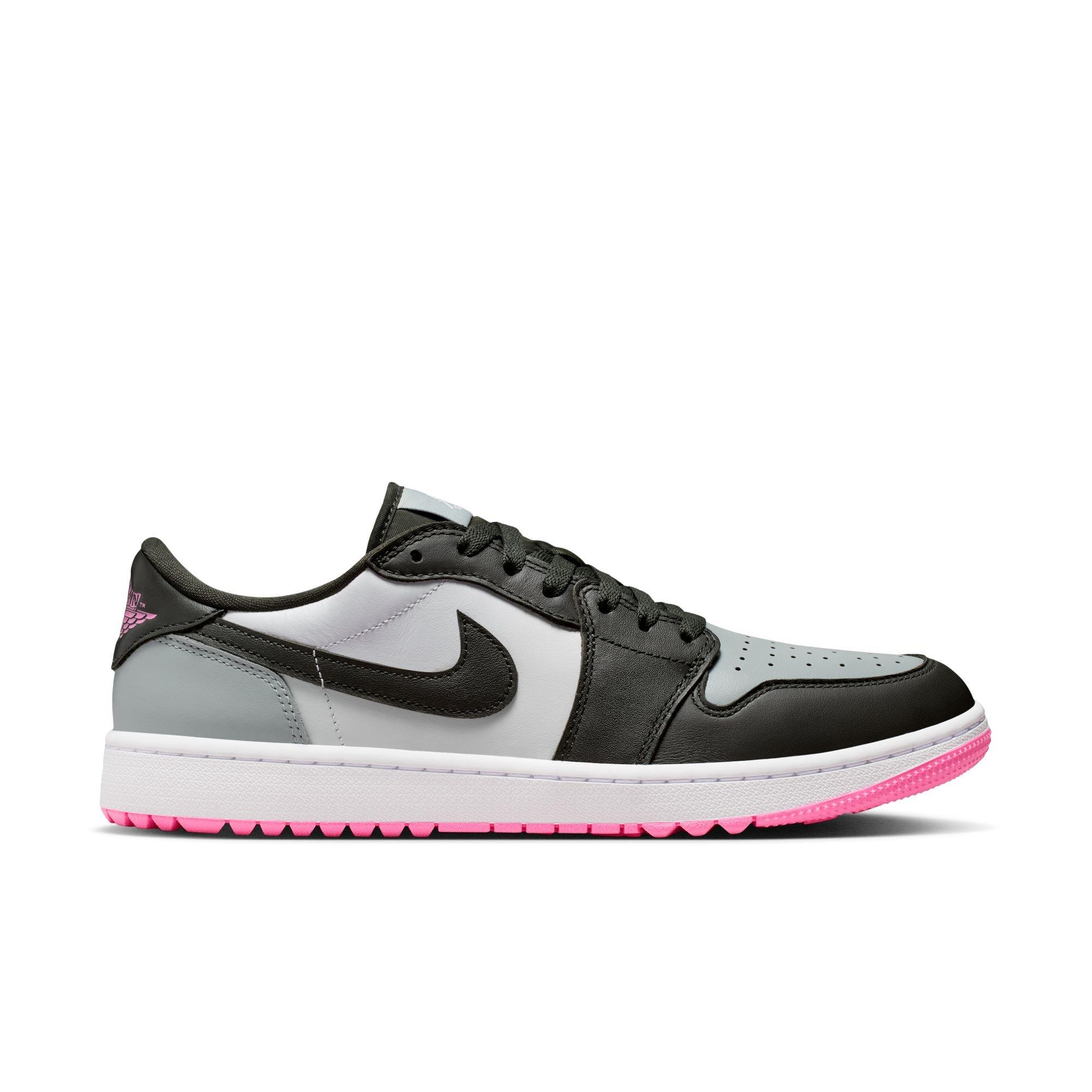 Air Jordan 1 Low Spikeless Golf Shoe - White/Black/Pink | JORDAN